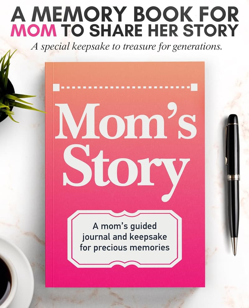 Mother's Day Keepsake Journal with 250+ Prompts for Moms
