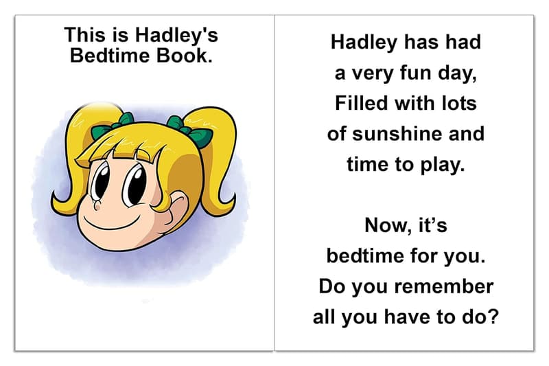 Personalized Children's Bedtime Story Book for First Time Readers