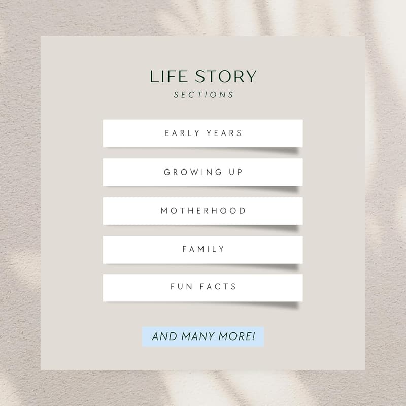 Mom's Story Journal: Family Keepsake with 250 Writing Prompts