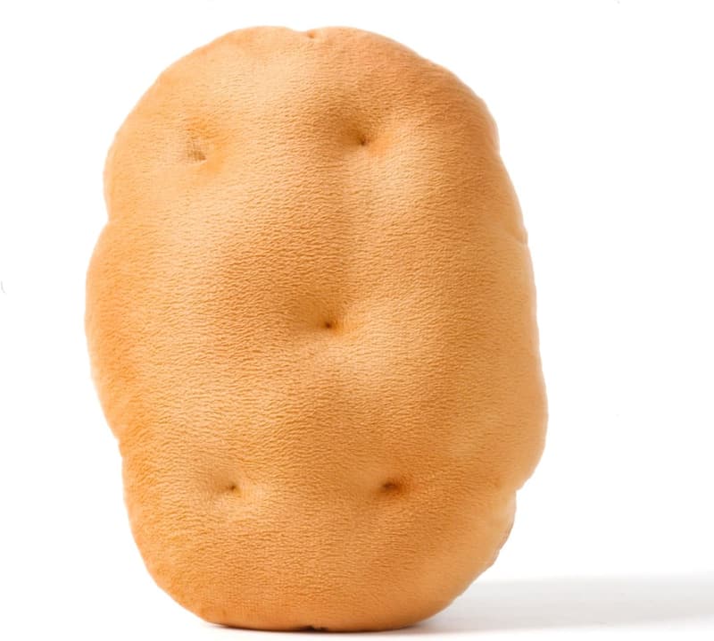 Decorative 3D Potato Plush Throw Pillow (16.93 inches)