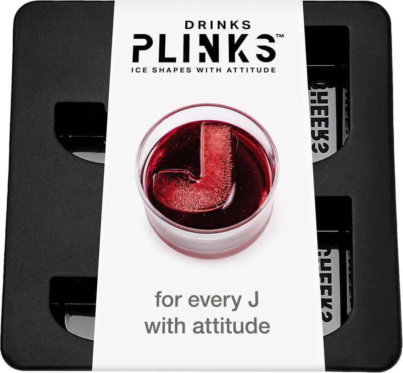 Personalized Silicone Ice Cube Mold - Custom Letter J for Drinks