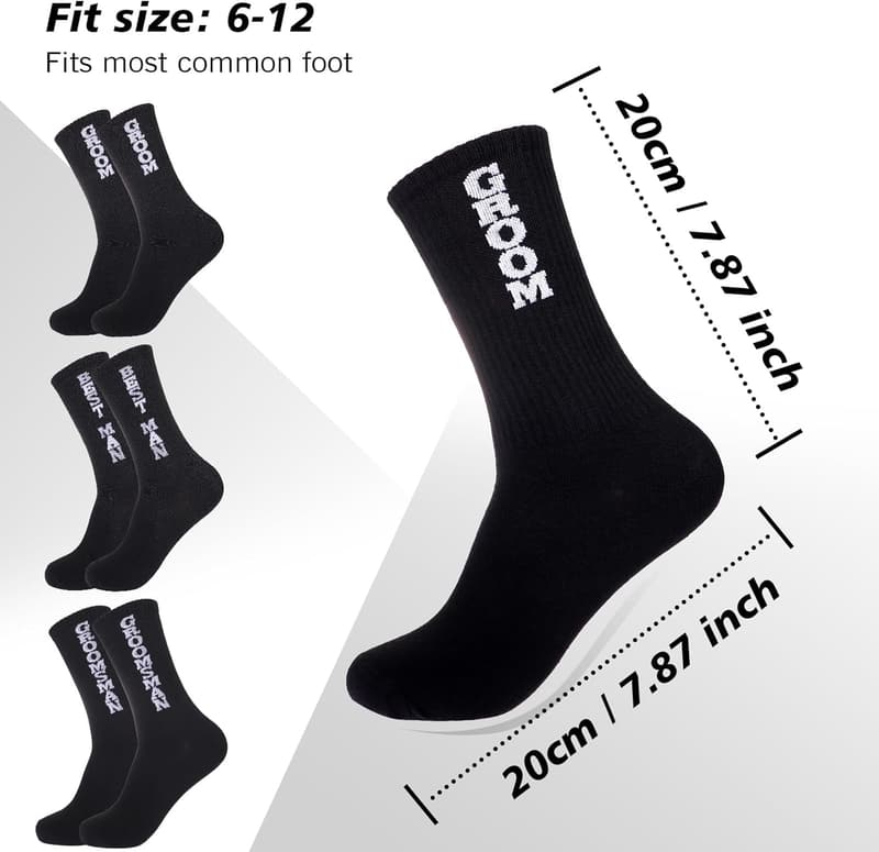 Groomsmen Gift Socks - 8 Pairs of Funny Proposal Socks