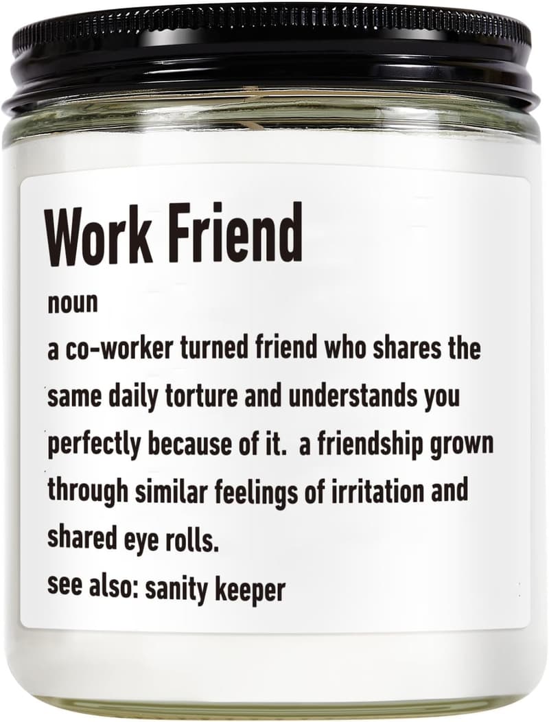 Goodbye Gift: Vanilla Soy Wax Candle for Coworkers