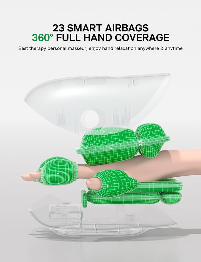Cordless Hand Massager with Heat for Father's Day Relief