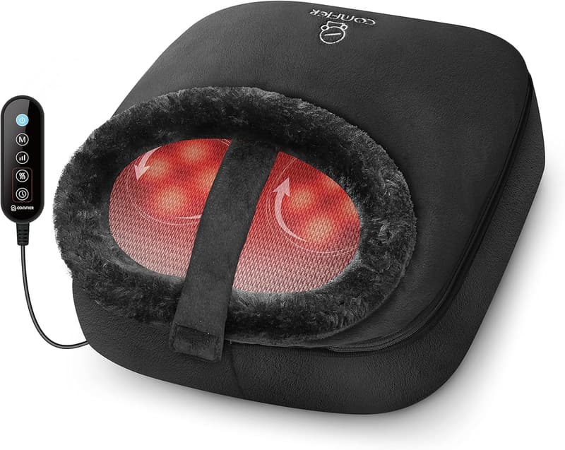 Electric Foot Massager with Heat for Men & Women