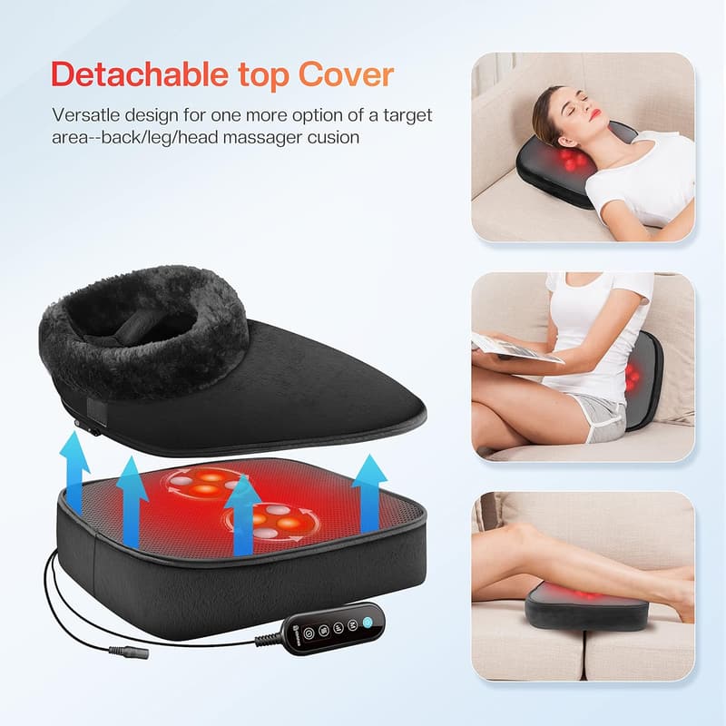 Electric Foot Massager with Heat for Men & Women