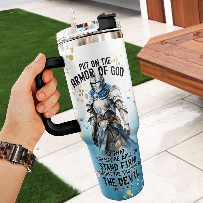 Father's Day Christian Stainless Steel Tumbler for Men
