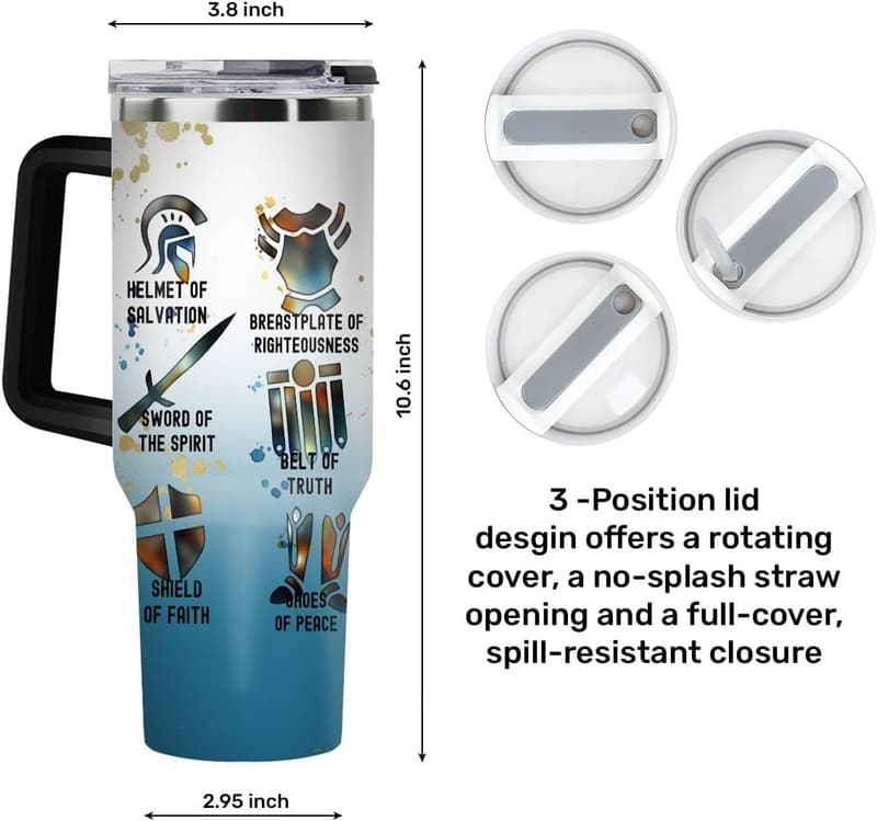 Father's Day Christian Stainless Steel Tumbler for Men