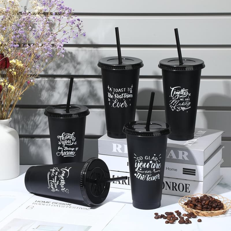 Employee Appreciation Thank You Tumblers - 15 Pcs, 24oz