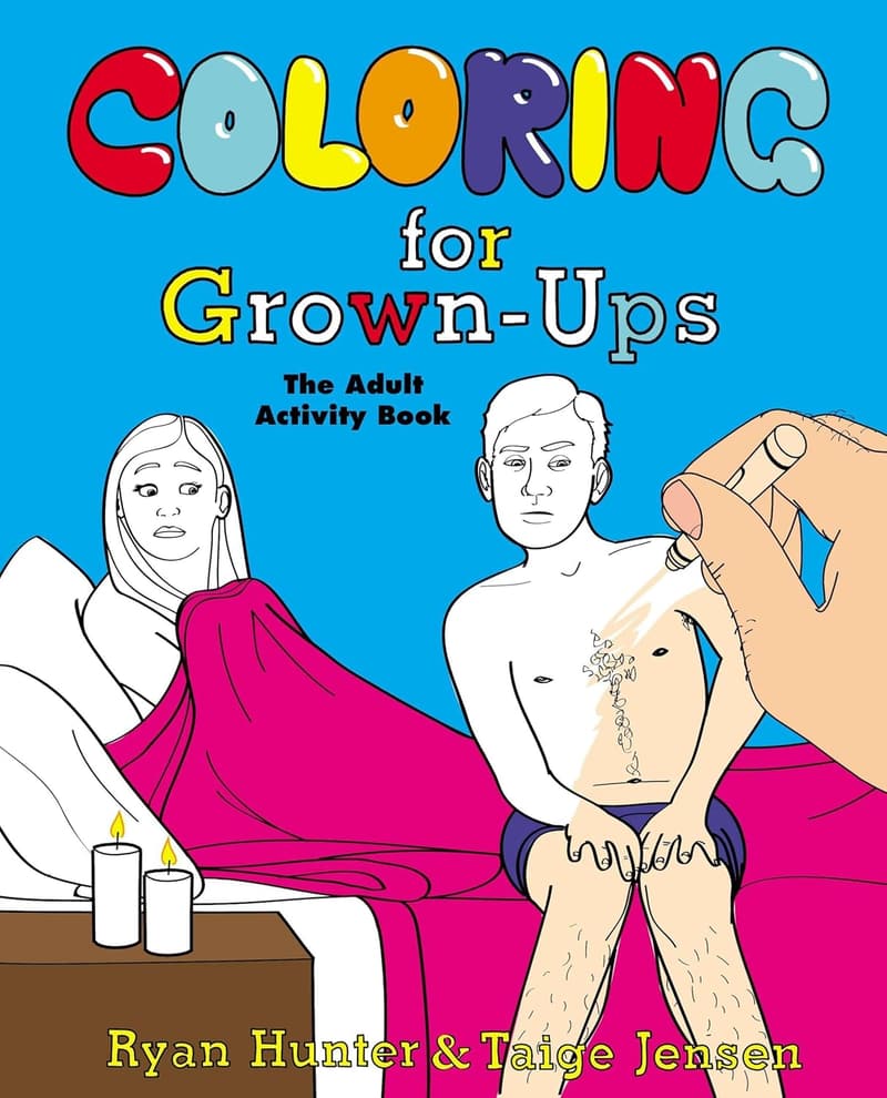 Adult Activity Book: Coloring for Grown-Ups