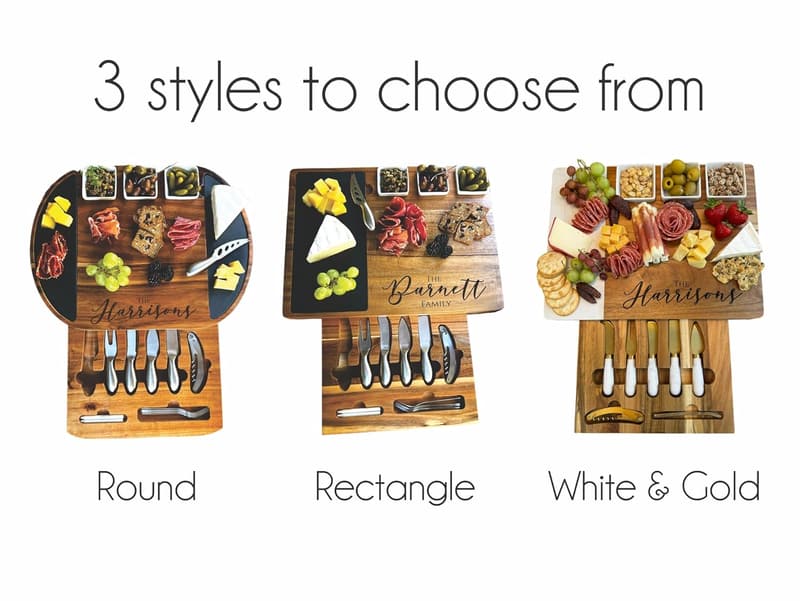 Custom Charcuterie Board Set - 19pcs Wedding Gift