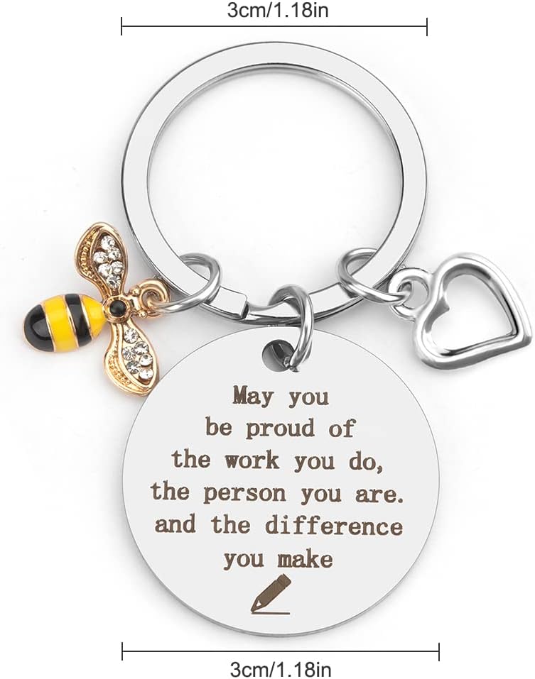 Teacher Keychain Gift for Women - Perfect for Appreciation