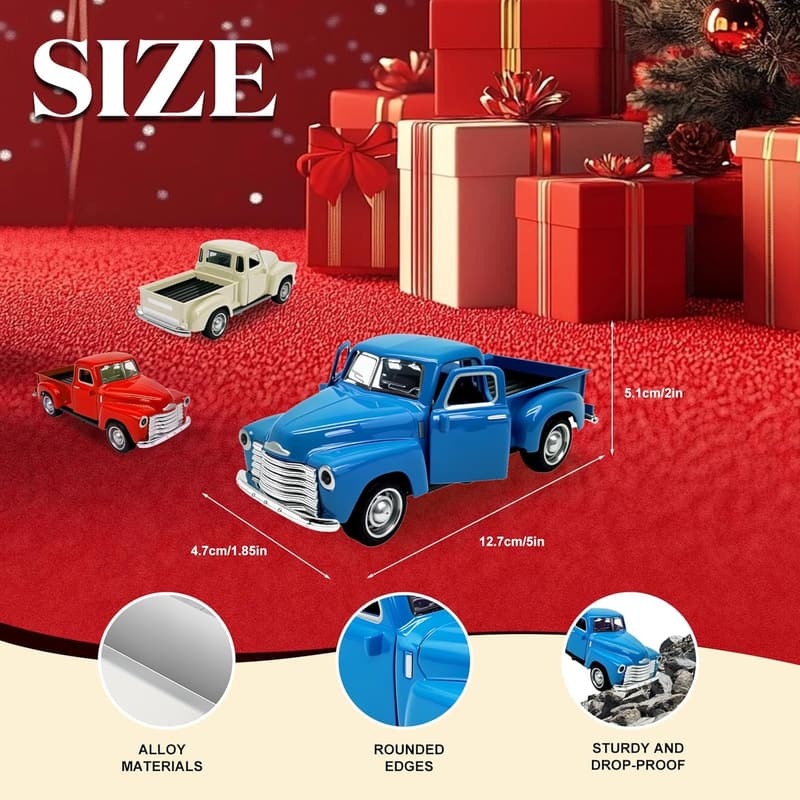 Driveable Little Blue Truck Toy for Kids Ages 2-8