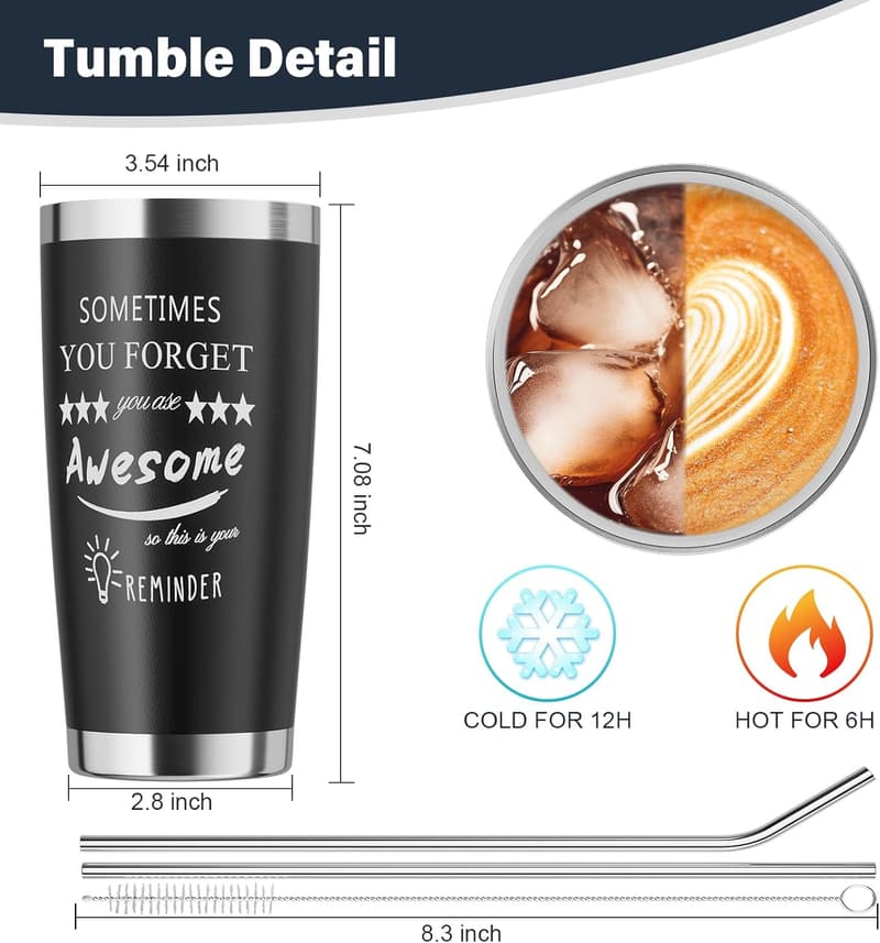 Men's Birthday Gift Basket with 20 oz Tumbler
