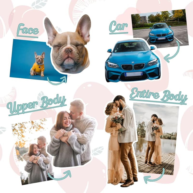 Personalized Photo Car Air Freshener - Custom Cute Gift