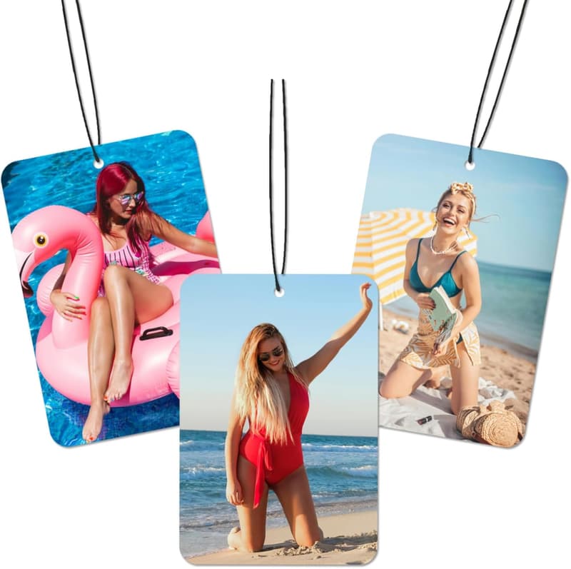 Personalized Double-Sided Air Fresheners for Car & Home
