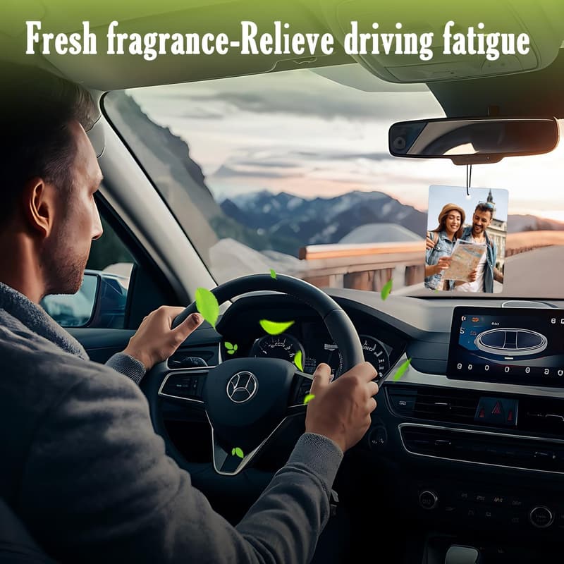 Personalized Double-Sided Photo Air Fresheners for Car Decor