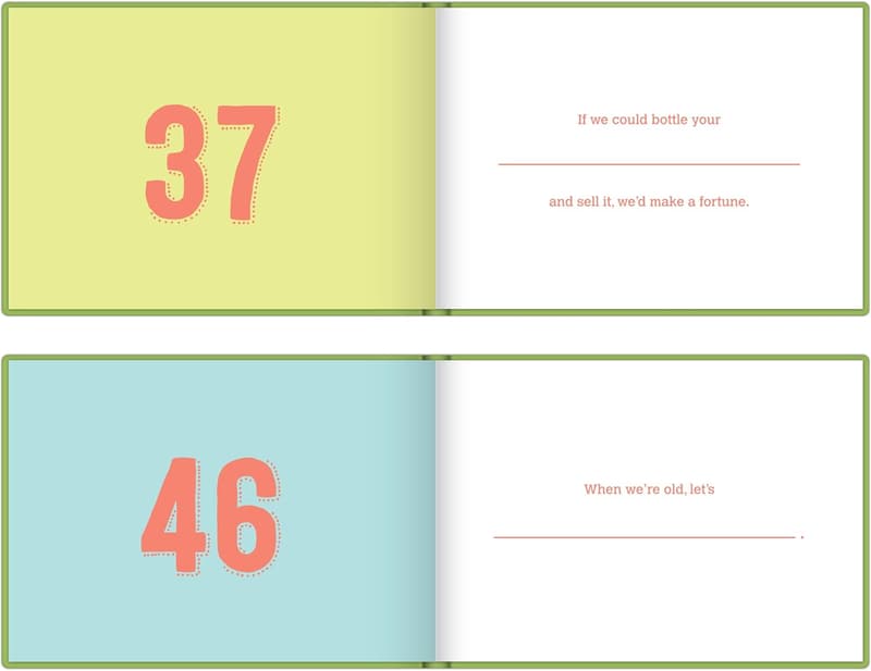 Best Friend Fill-in-the-Blank Journal Gift, 4.5 x 3.25-Inches