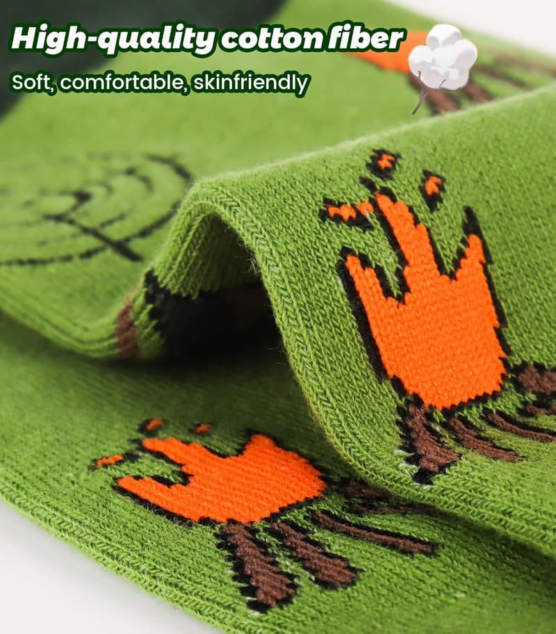 Funky Dress Crew Socks for Men - Great Gift for Dad or Grandpa