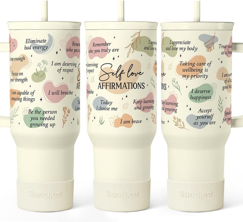 Inspirational 40oz Stainless Steel Tumbler for Women