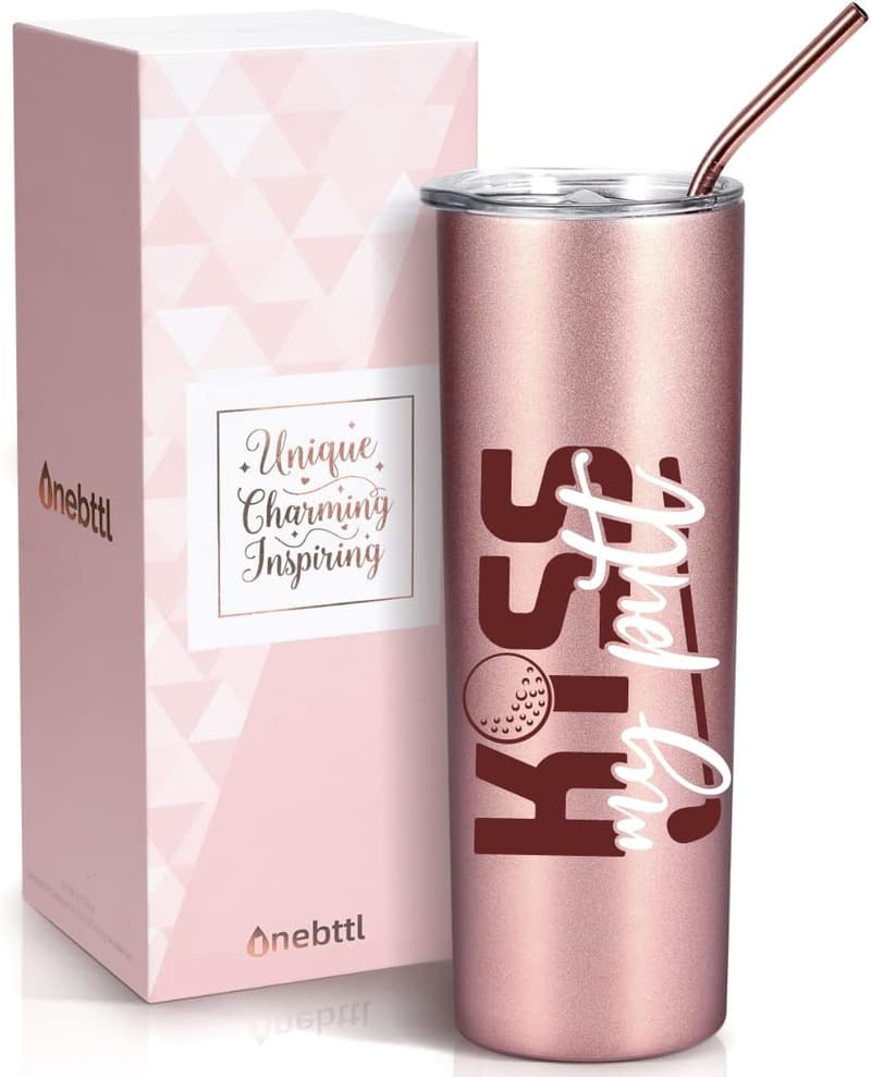 20oz Stainless Steel Golf Tumbler - Perfect Gift for Women
