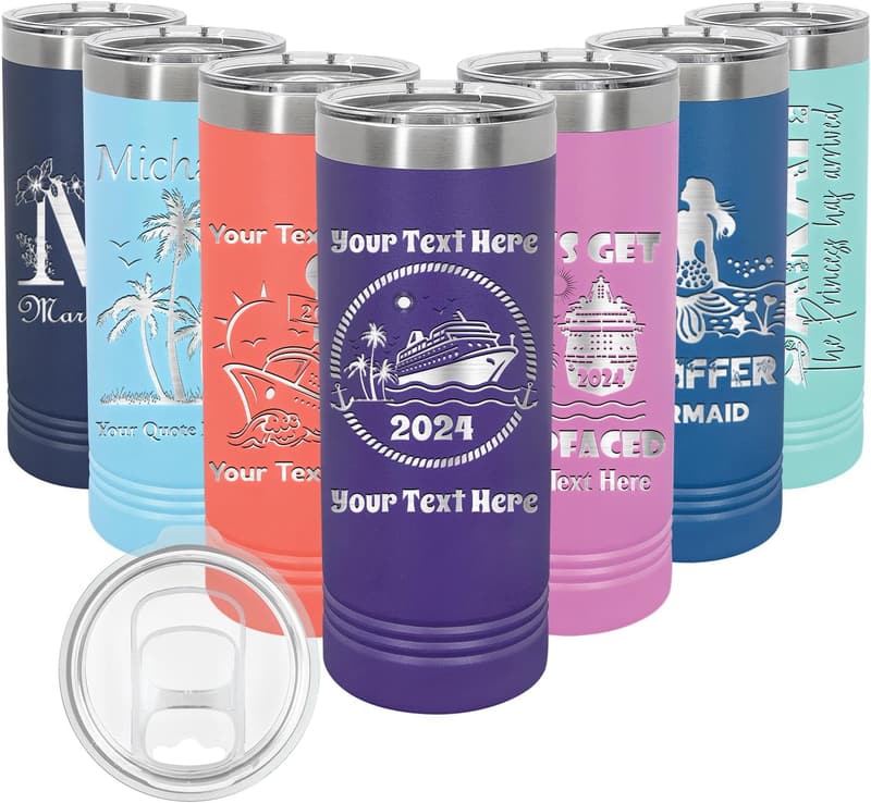 Personalized Stainless Steel Tumbler - 22 oz Vacuum Insulated