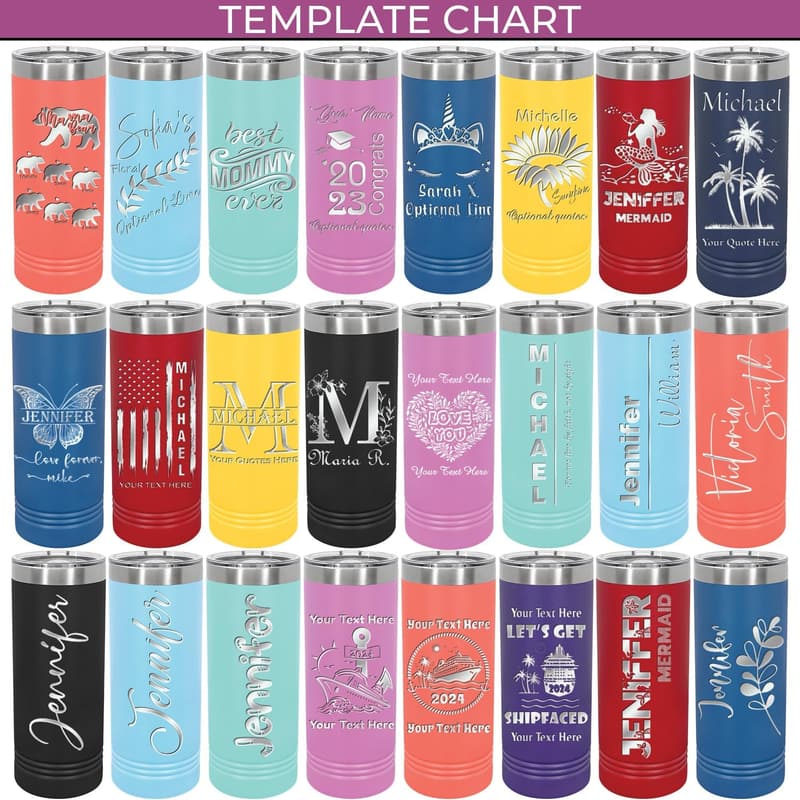 Personalized Stainless Steel Tumbler - 22 oz Vacuum Insulated