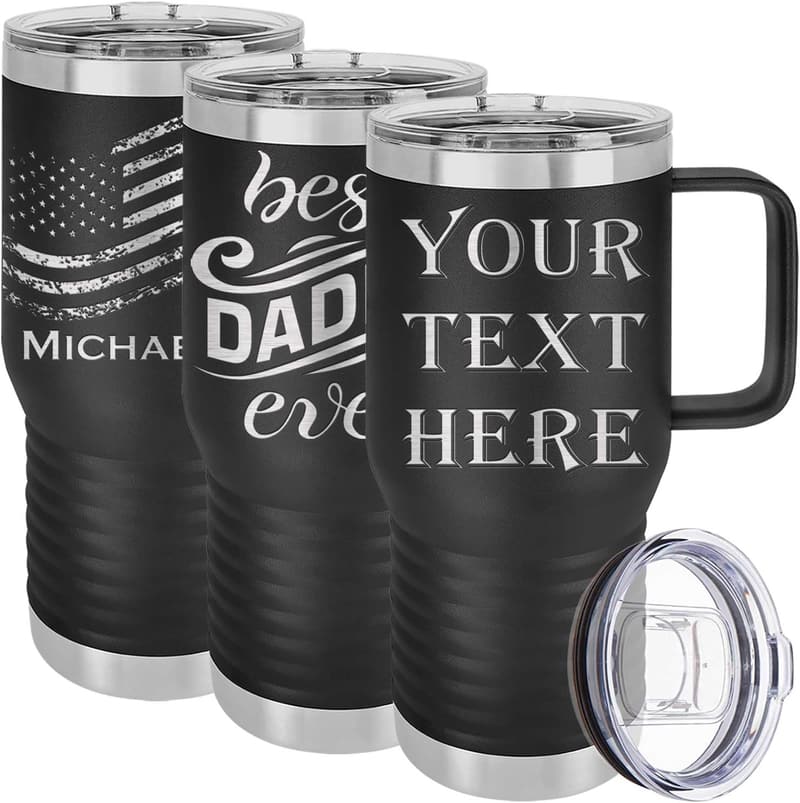 Father's Day Personalized Stainless Steel Tumbler - 20oz
