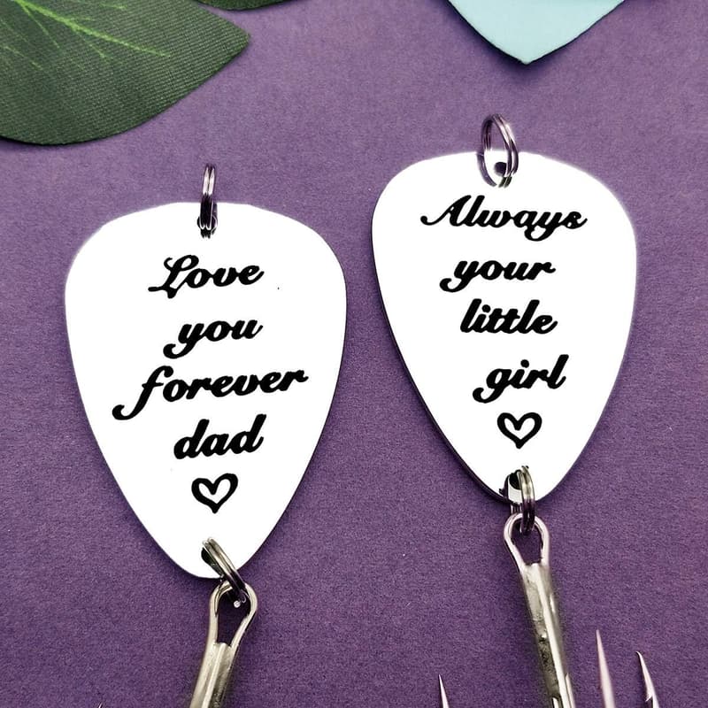 Fishing Hook Gift for Dad from Daughter - Birthday/Christmas