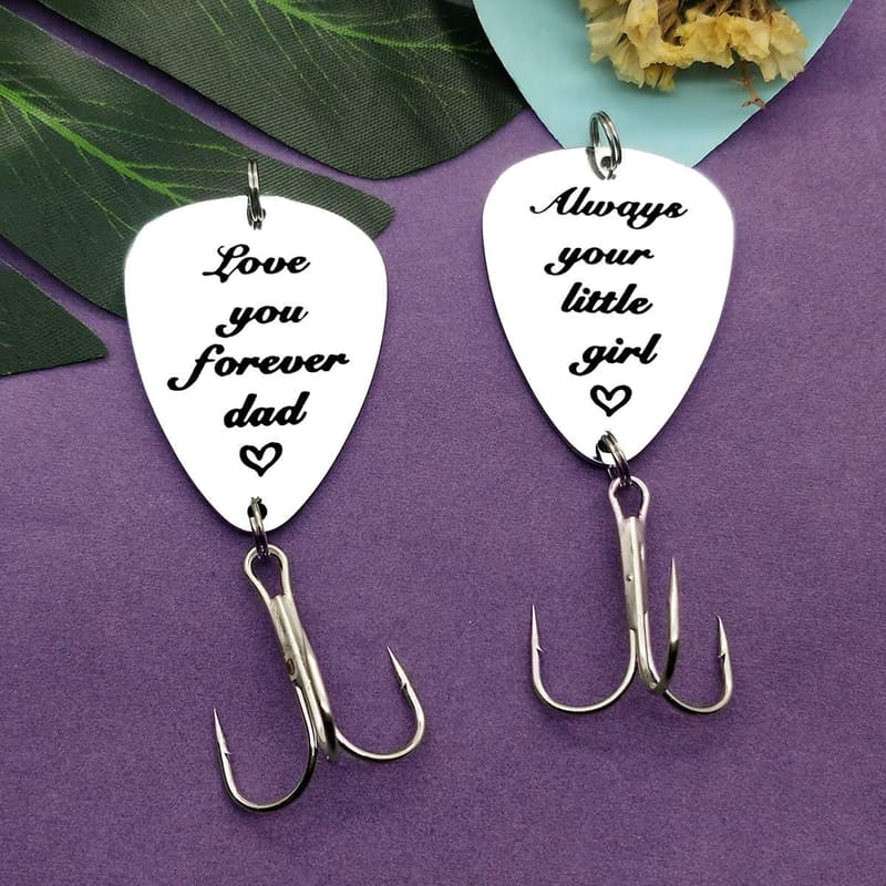 Fishing Hook Gift for Dad from Daughter - Birthday/Christmas