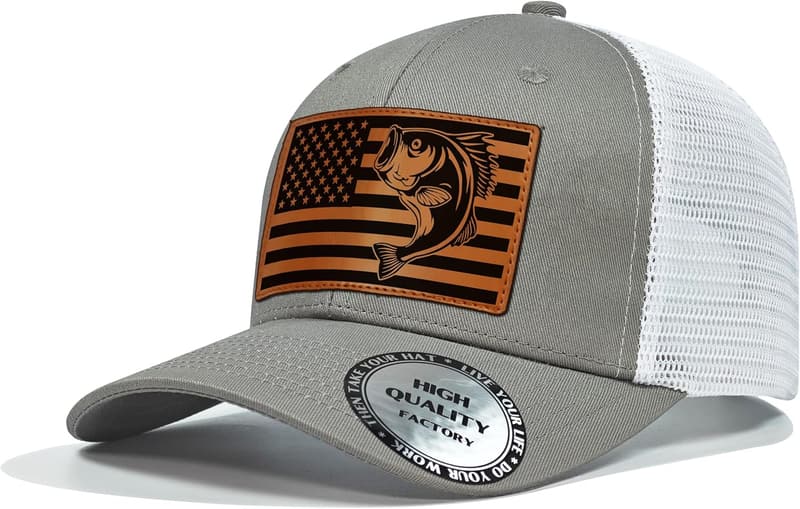 Fishing Hat for Men & Women | Unique Flag Trucker Gift