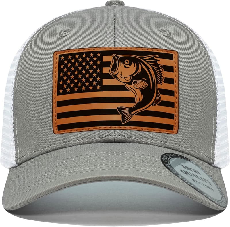 Fishing Hat for Men & Women | Unique Flag Trucker Gift