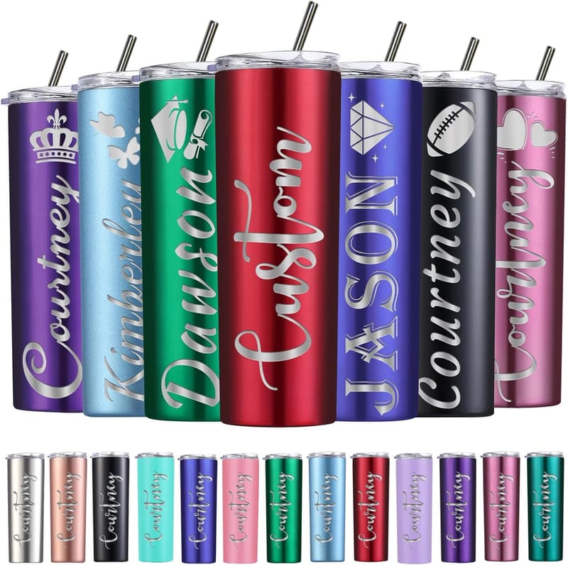 Mother's Day Personalized Engraved Stainless Steel Tumbler, 20 Oz