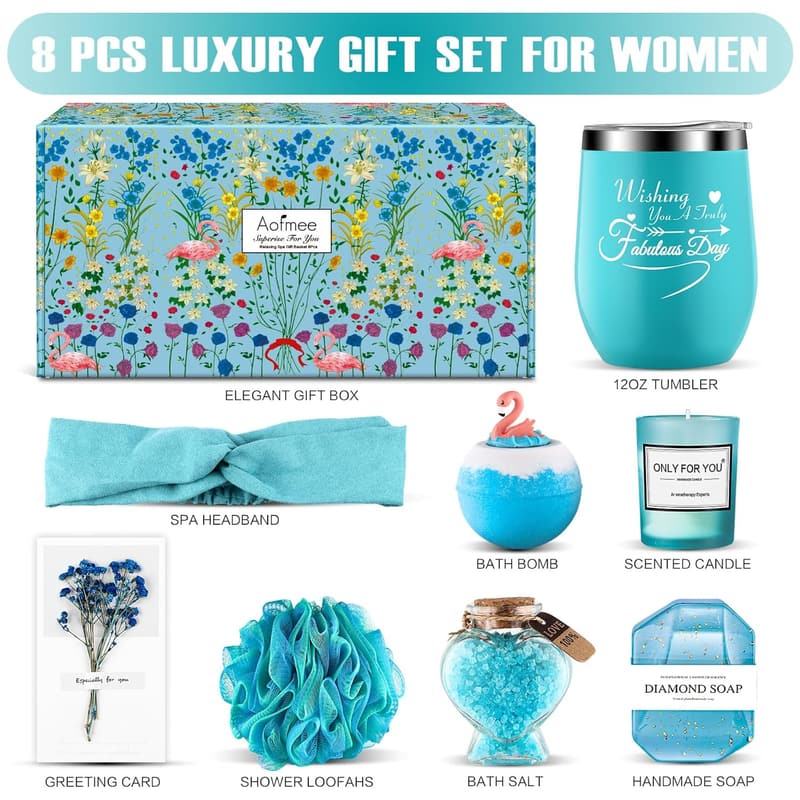 Spa Gift Basket for Women - Unique Self-Care Relaxation Set