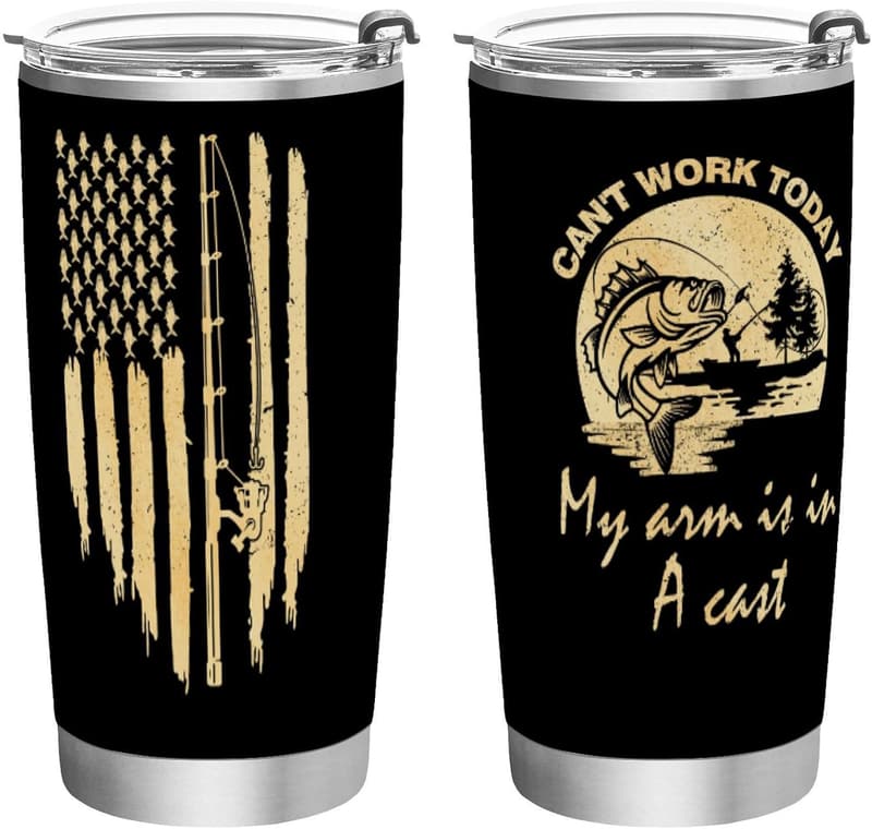 Fishing Gift 20oz Tumbler for Dad, Husband, or Boyfriend