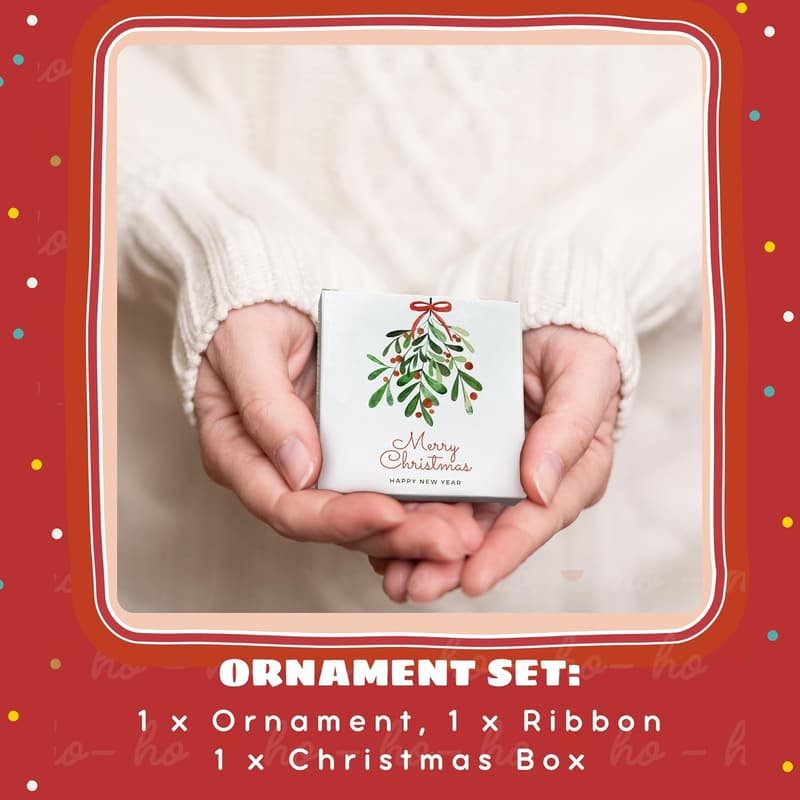2024 Coworker Christmas Ceramic Ornament for Women