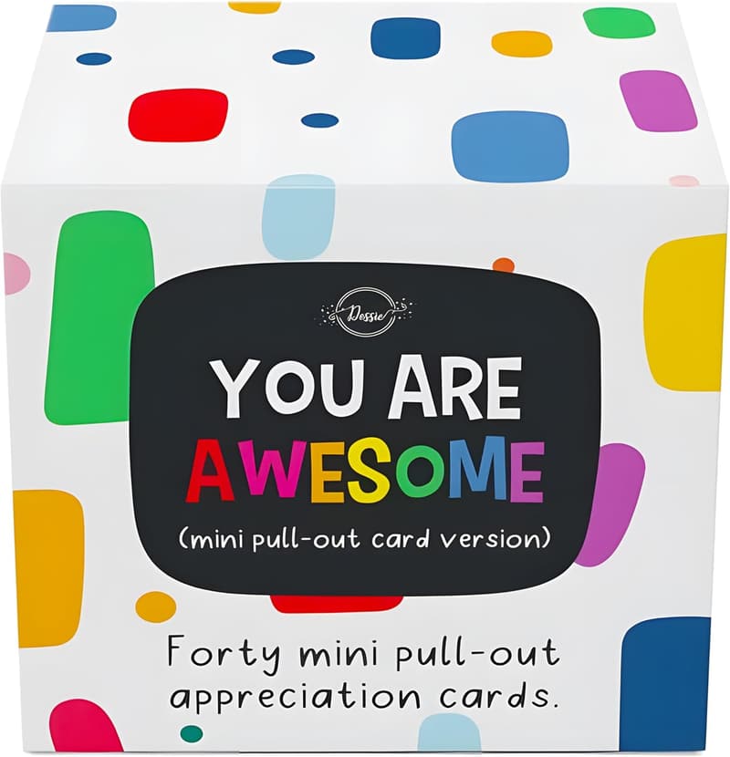 Employee Appreciation Mini Encouragement Cards - 40 Unique Messages
