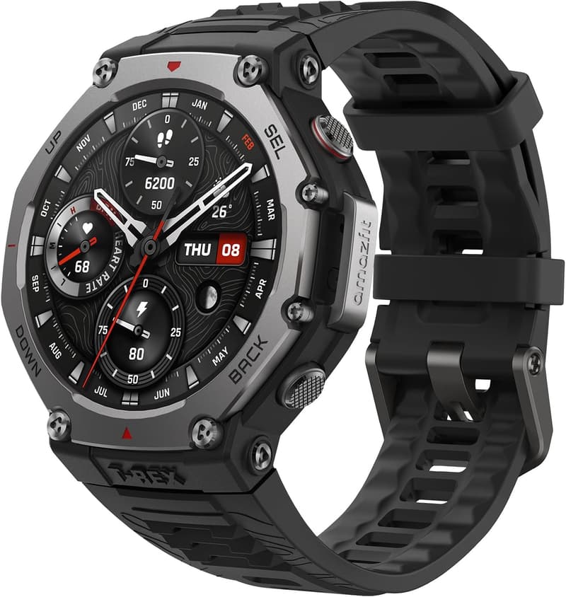 Amazfit T-Rex 3 Military Smartwatch with GPS, AI & 170 Sports Modes