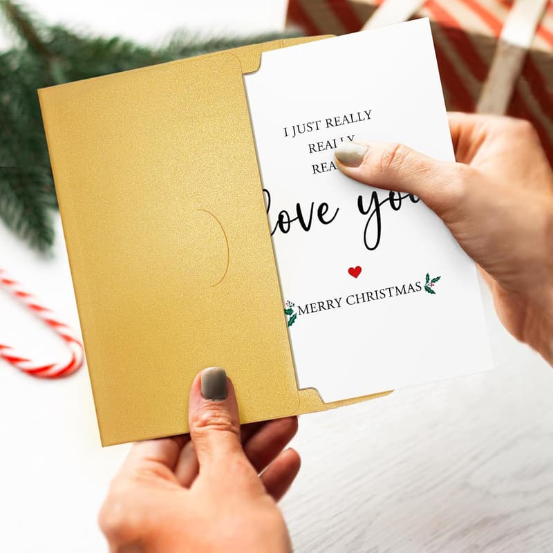 Heartfelt Christmas Card for Couples – 