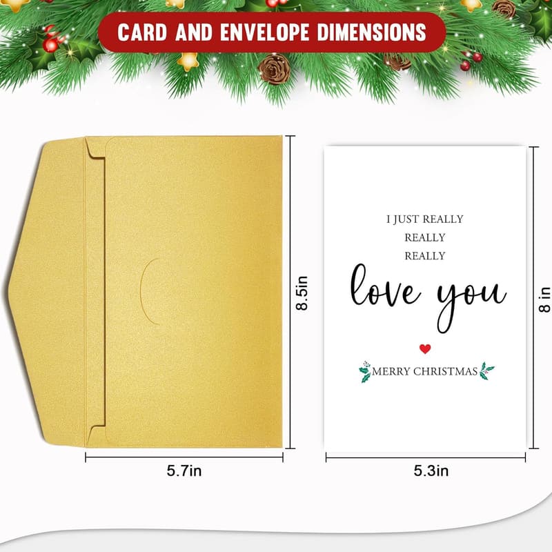 Heartfelt Christmas Card for Couples – 