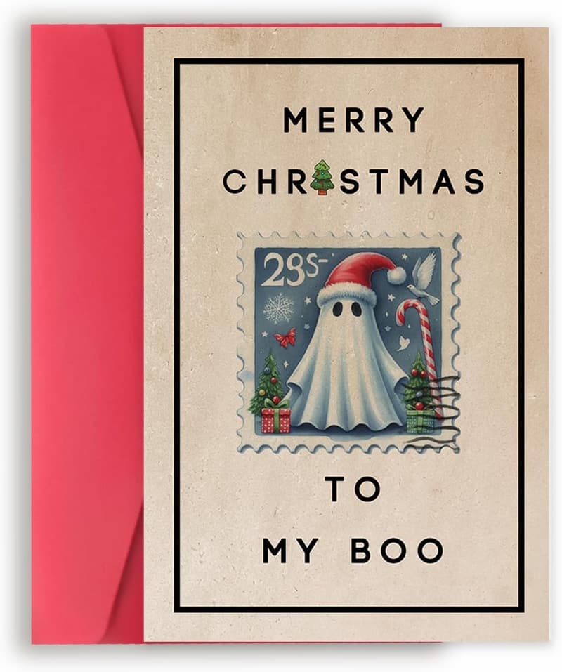 Merry Christmas Card for Couples - Happy Holiday Wishes