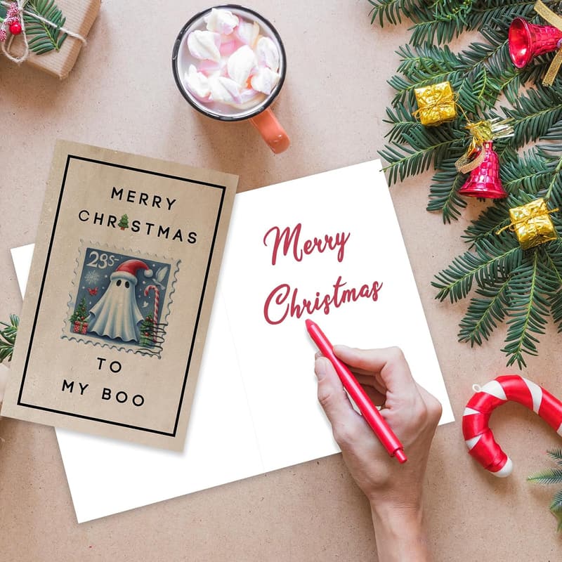 Merry Christmas Card for Couples - Happy Holiday Wishes