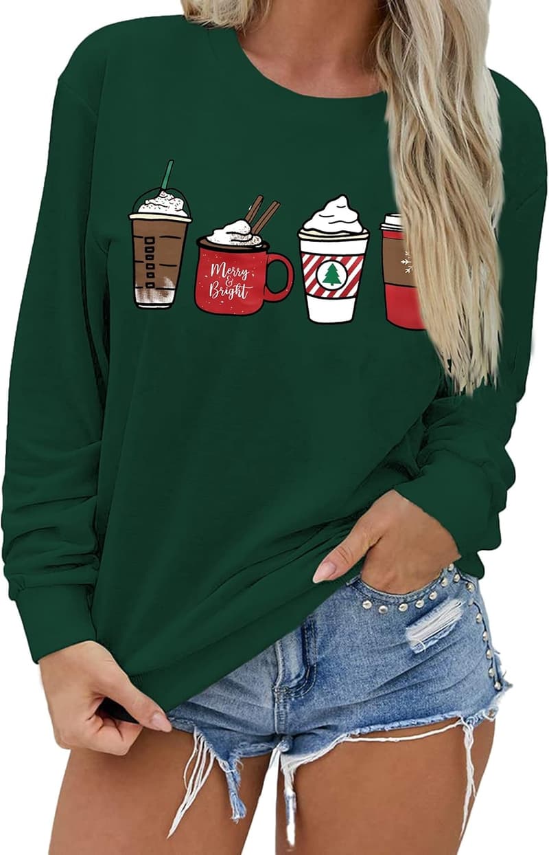 Merry & Bright Women's Ugly Christmas Sweatshirt