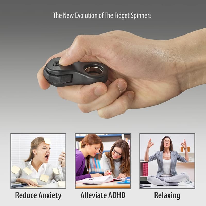 Fidget Spinner Toy for Stress Relief - Perfect for Adults and Kids