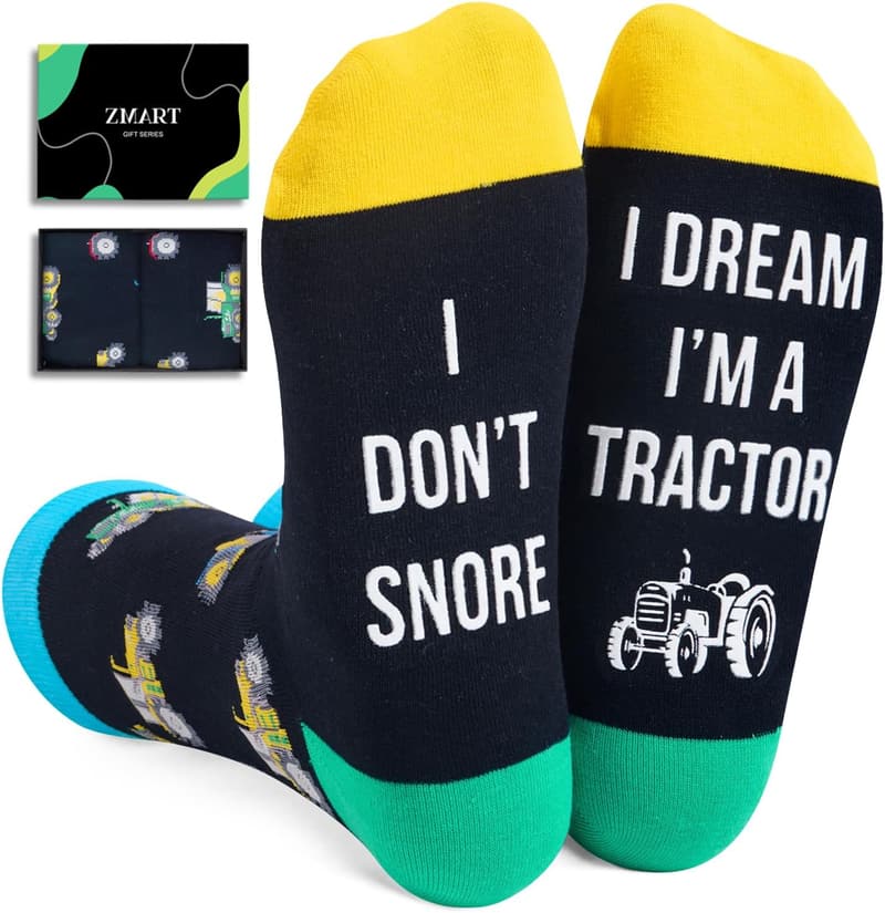 Funny Novelty Socks for Men - Race Car & Airplane Design
