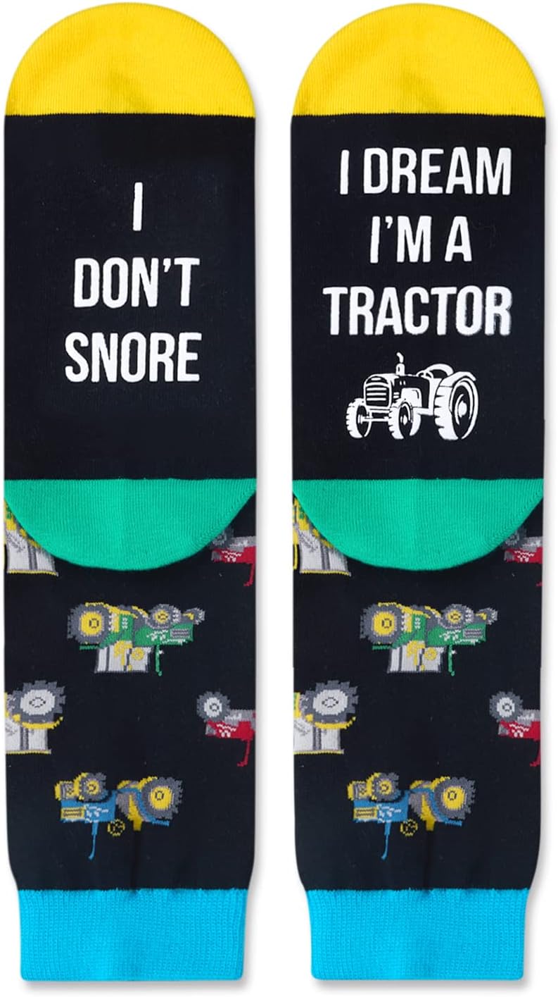 Funny Novelty Socks for Men - Race Car & Airplane Design