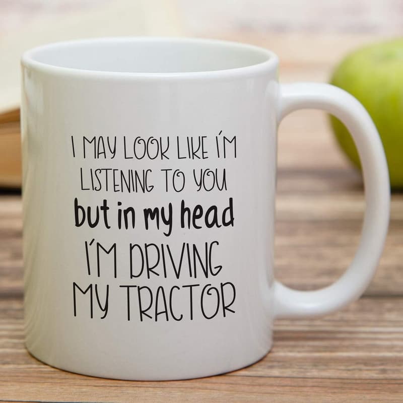 Funny Ceramic Mug for Farmers - 