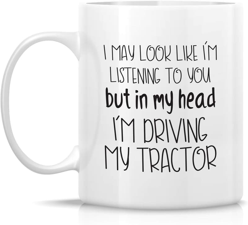 Funny Ceramic Mug for Farmers - 