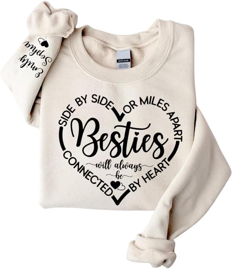 Personalized Sisters Sweatshirt - Custom Matching Hoodies