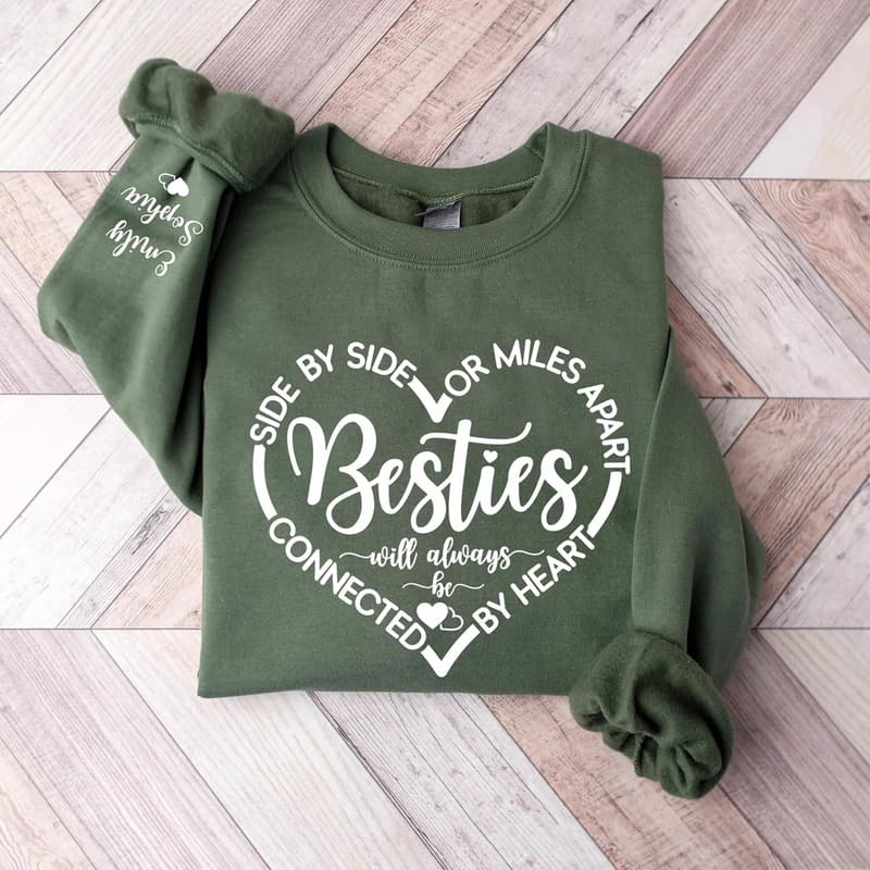 Personalized Sisters Sweatshirt - Custom Matching Hoodies